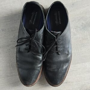 Bostonian Dark Leather Derby Shoes